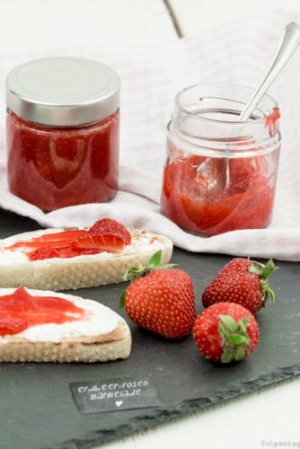 Erdbeer-Rosen-Marmelade