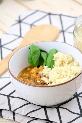 Kichererbsen-Curry mit Couscous